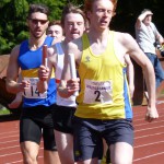 jamie Paterson (2) in relay action