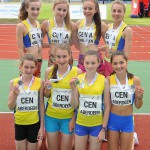 Scottish Senior Althletics and relay champs at Aberdeen Under 13 & Under 15 girls Scottish Champs