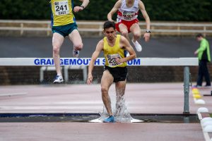 Aidan Thompson en route to gold