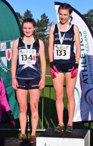 Kate Gallagher receives her medal