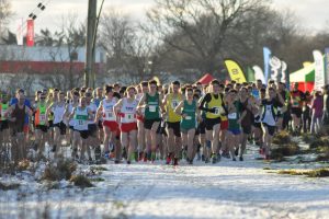 Start of the Senior Men's race