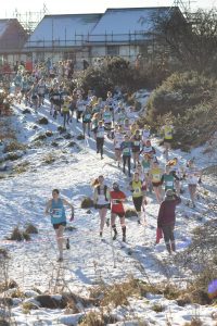 Early in the Senior Women's race