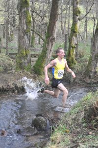 Matt Sutherland makes light work of the water as he speeds to victory in Senior Men