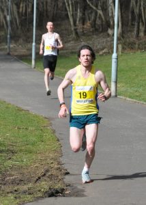 Michael Wright with Corstorphine on his shoulder
