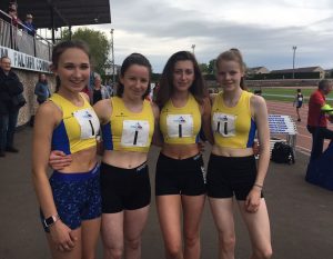 Under-15 Girls relay team
