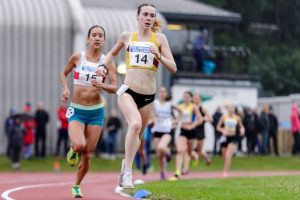 Mhairi MacLennan (14) and Jenny Selman