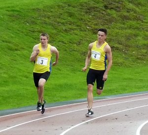 Jack Haughton and Euan Smith in the 200 Metres