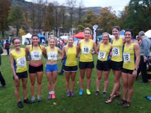 Women's team: Rowley, McCulloch, Craig, Hendry, Hay, McStay, Houston, Millar