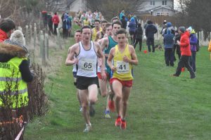 Jamie Crowe (41) in leading pack